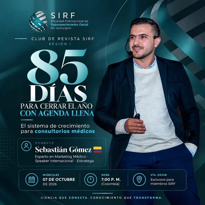 Afiche del Club de Revista: 85 días para cerrar el año con agenda llena, con Sebastián Gómez